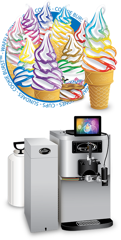 USA Commercial 5 flavors soft serve ice cream machine,gelato ice cream maker