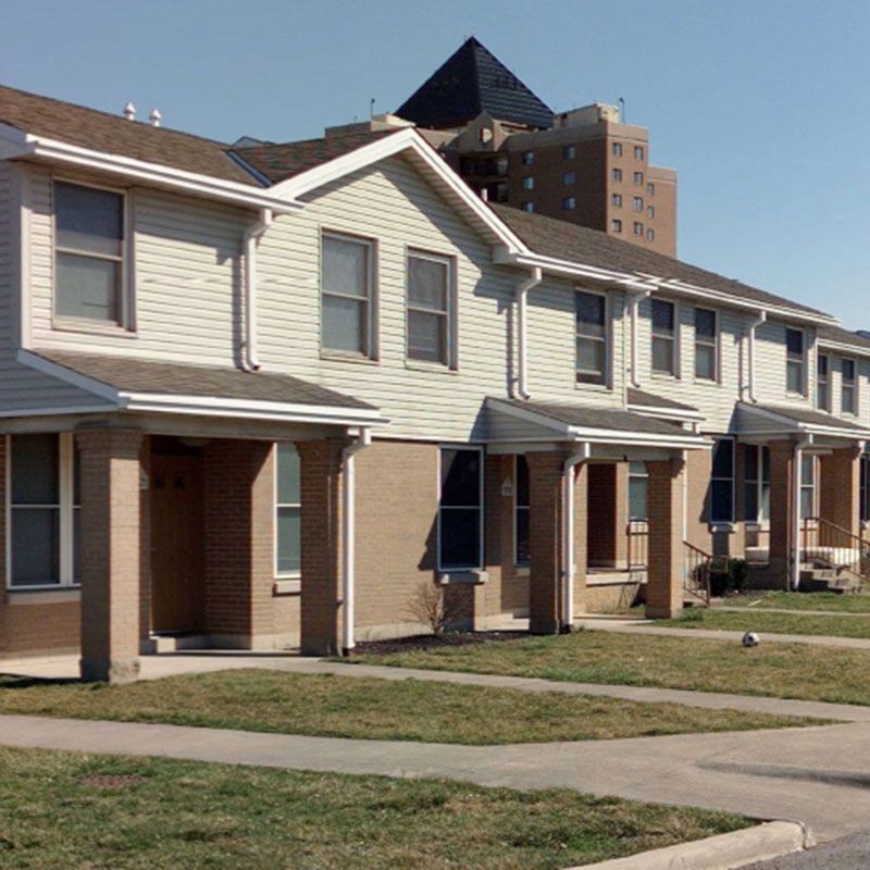 Sawmill Road Management row of homes