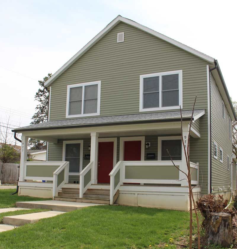 Sawmill Road Management housing showing neat exterior with large porch