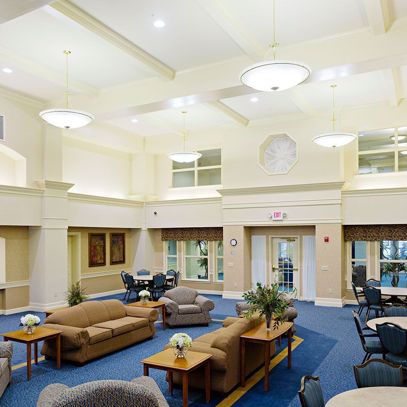 Sawmill Road Management Worley Terrace interior lobby area