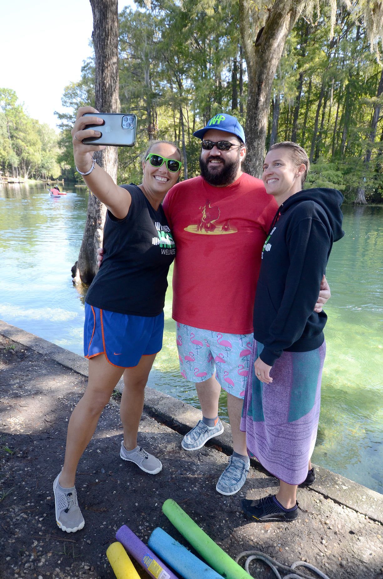 Friends Taking Picture — Crystal River, FL— Wil-Power Foundation