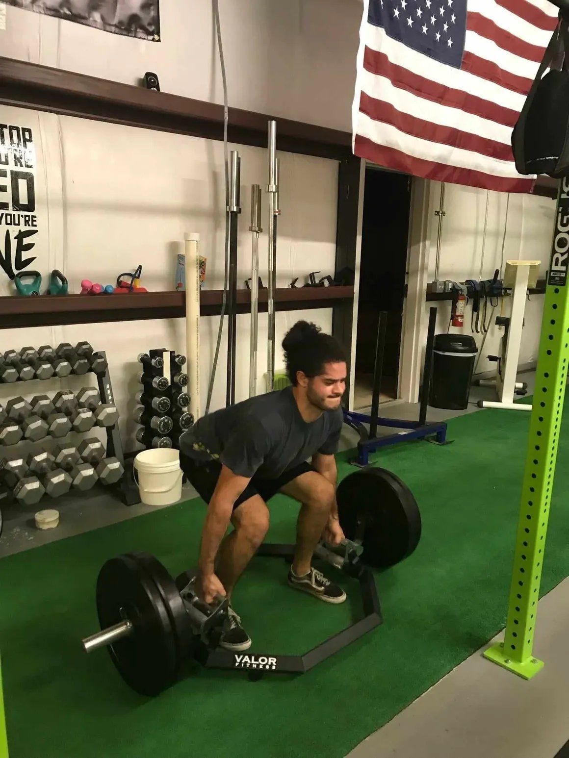 Man Lifting Weights — Crystal River, FL— Wil-Power Foundation