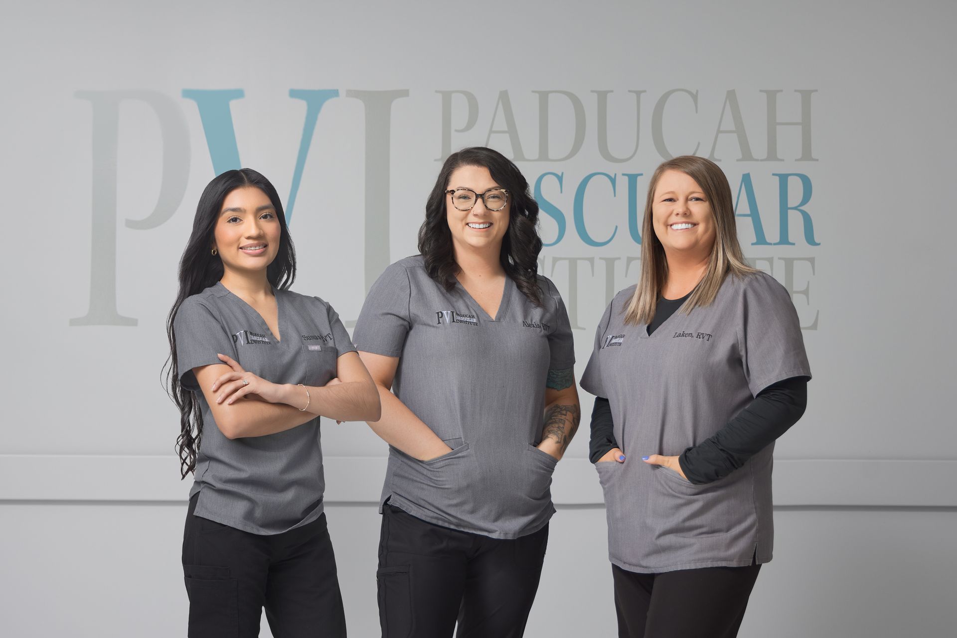 Photo of Alexis Birk and Laken Crouse, Registered Vascular Techs at Paducah Vascular Institute