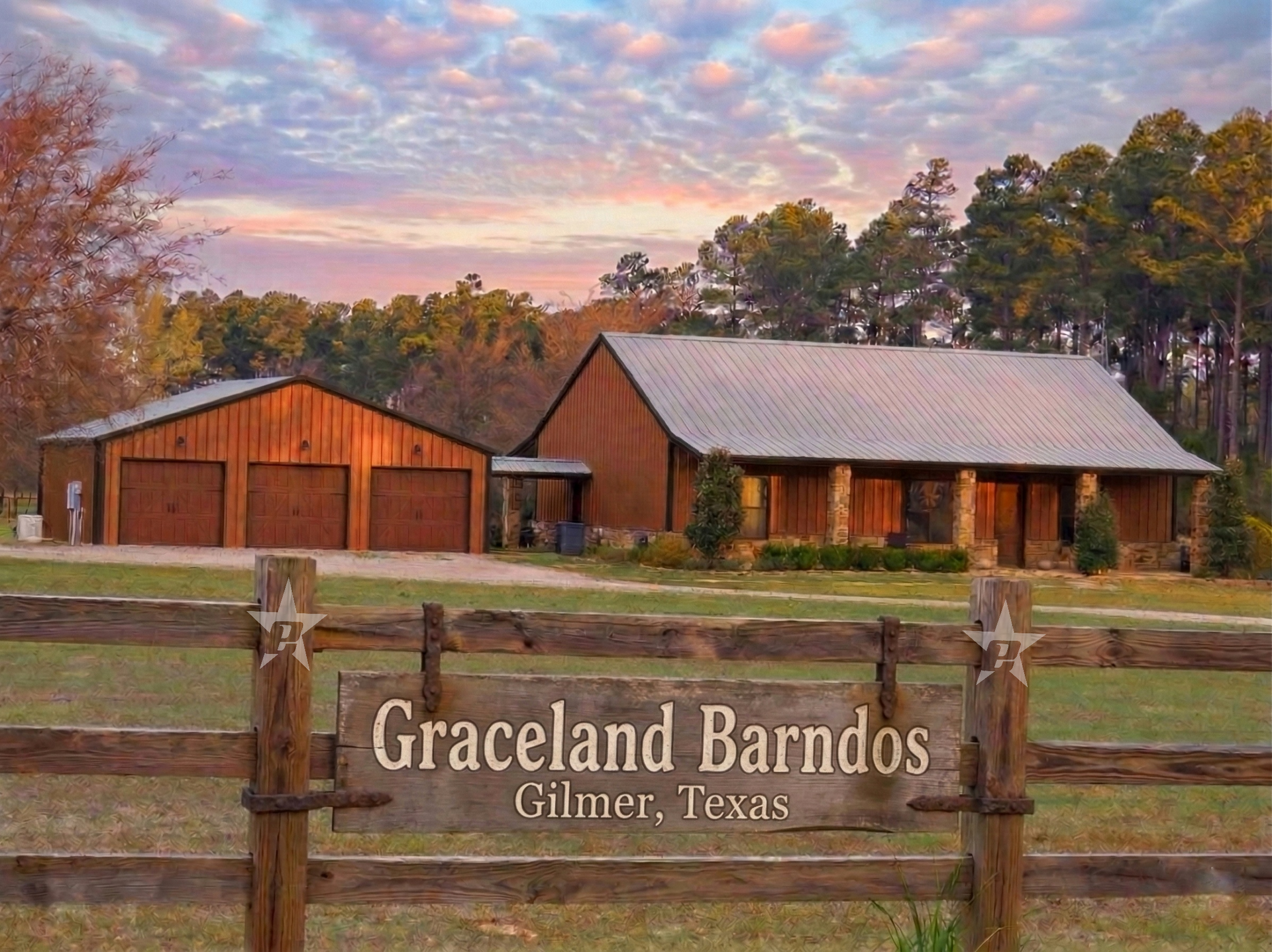 A picture of a turn-key barndo for sale