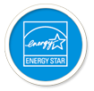 The energy star logo is in a blue circle on a white background.