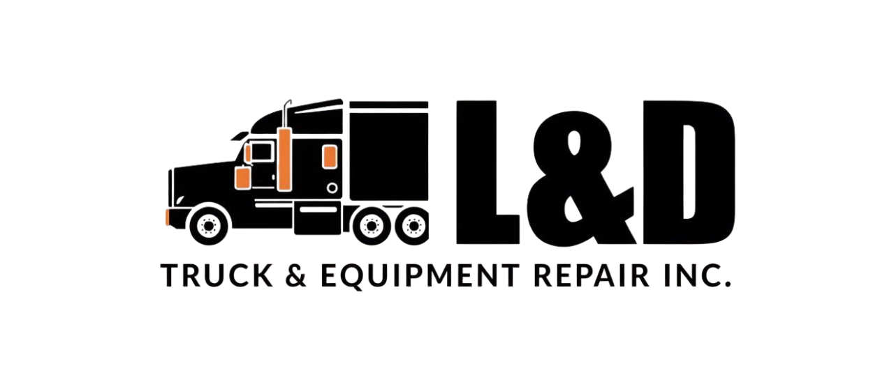 Black truck logo with 