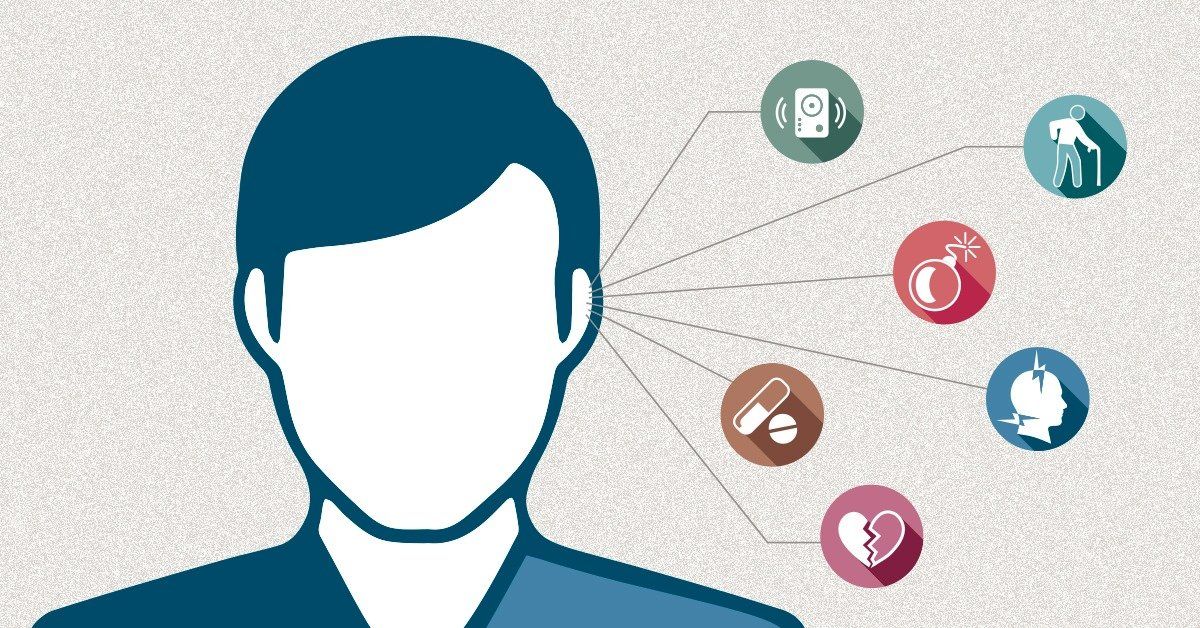 raffigurazione dell'udito