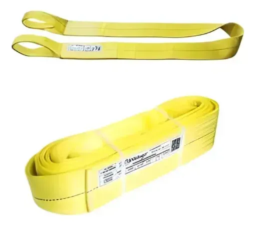 Eslinga Plana Poliester Ojo-ojo 2pulgadas X 6mts 3 Toneladas Amarillo