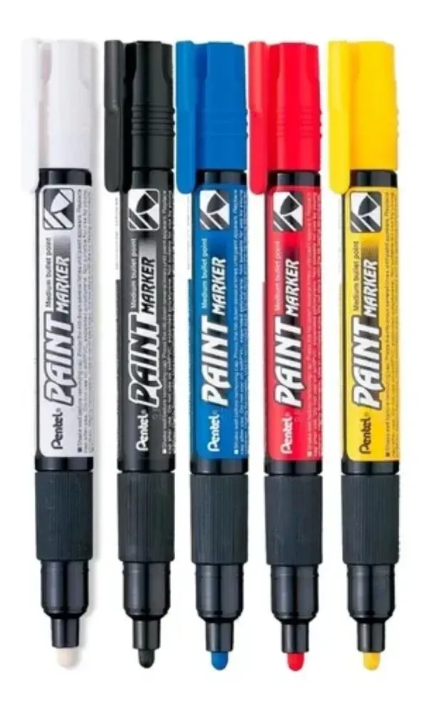 Marcador Industrial Pentel Paint Marker (5 pzs)