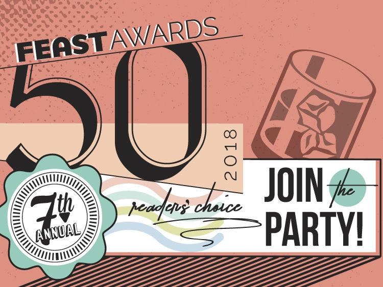 Feast 50 Awards, Columbia, MO 2018. CC's City Broiler Won Best Steakhouse.