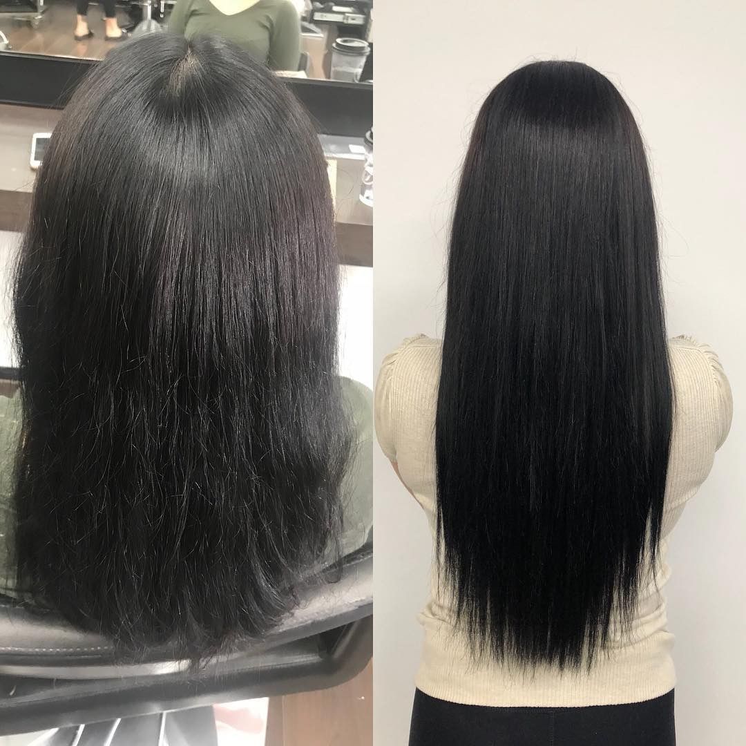 Before and After of Black Hair, Straightened and Looking Shinier — Lavish Hair in Shepparton, VIC
