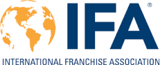 The logo for the international franchise association