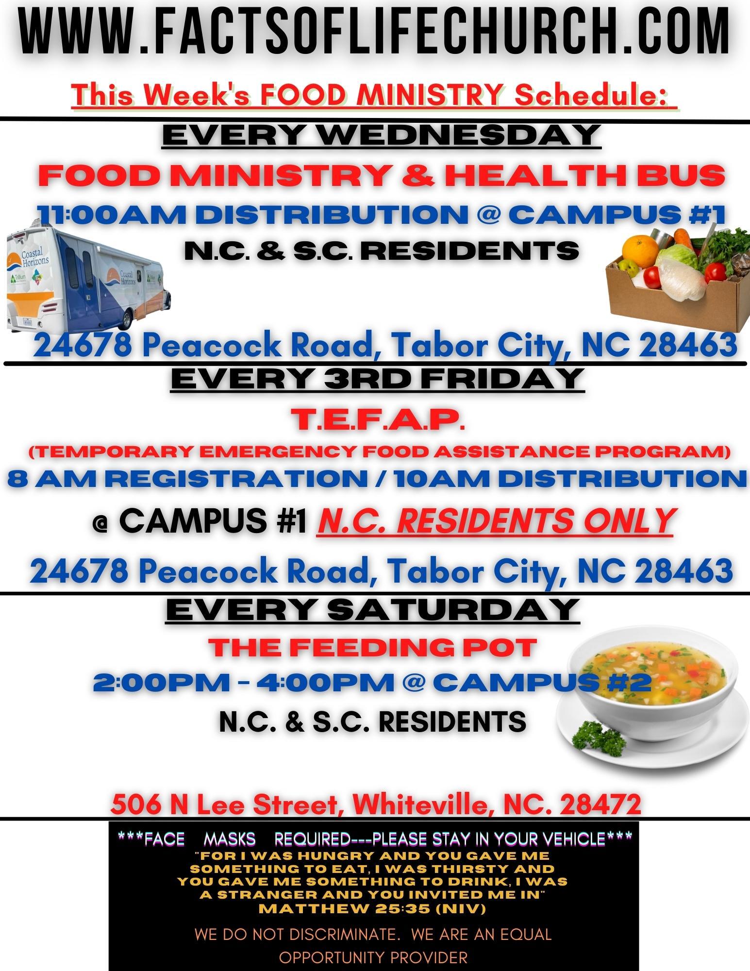 Church Whiteville, NC Facts of Life Church