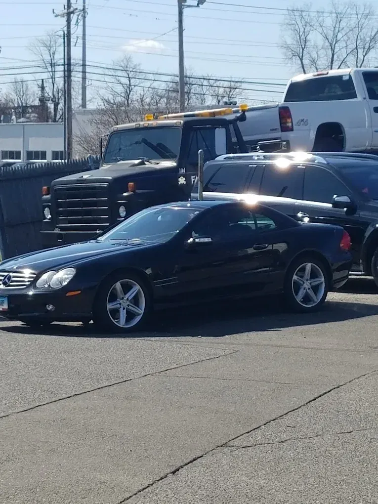 Black Mercedes-Benz Park Outside | Fairfield Motoworks LLC