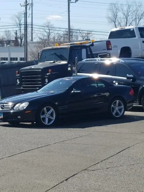 Black Mercedes-Benz Park Outside | Fairfield Motoworks LLC