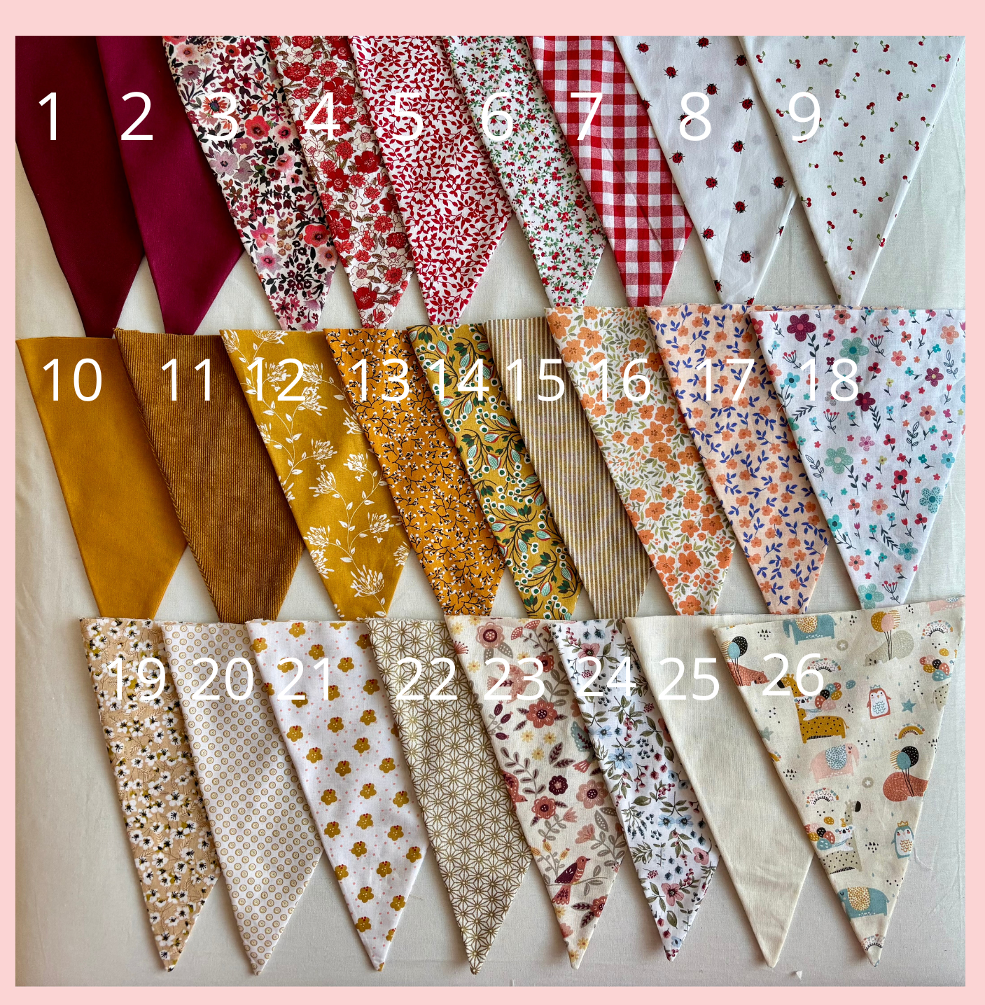 Zelf samenstellen feestslingers