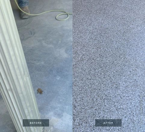 Before and After Concrete Sealing