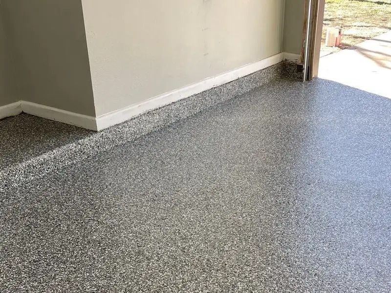 Garage Floor with Concrete Sealing