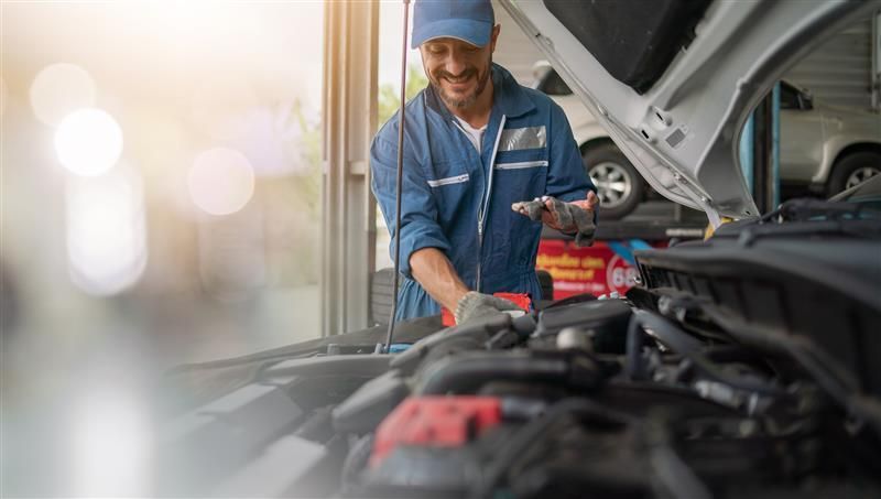 Garage service auto shop. owner small business