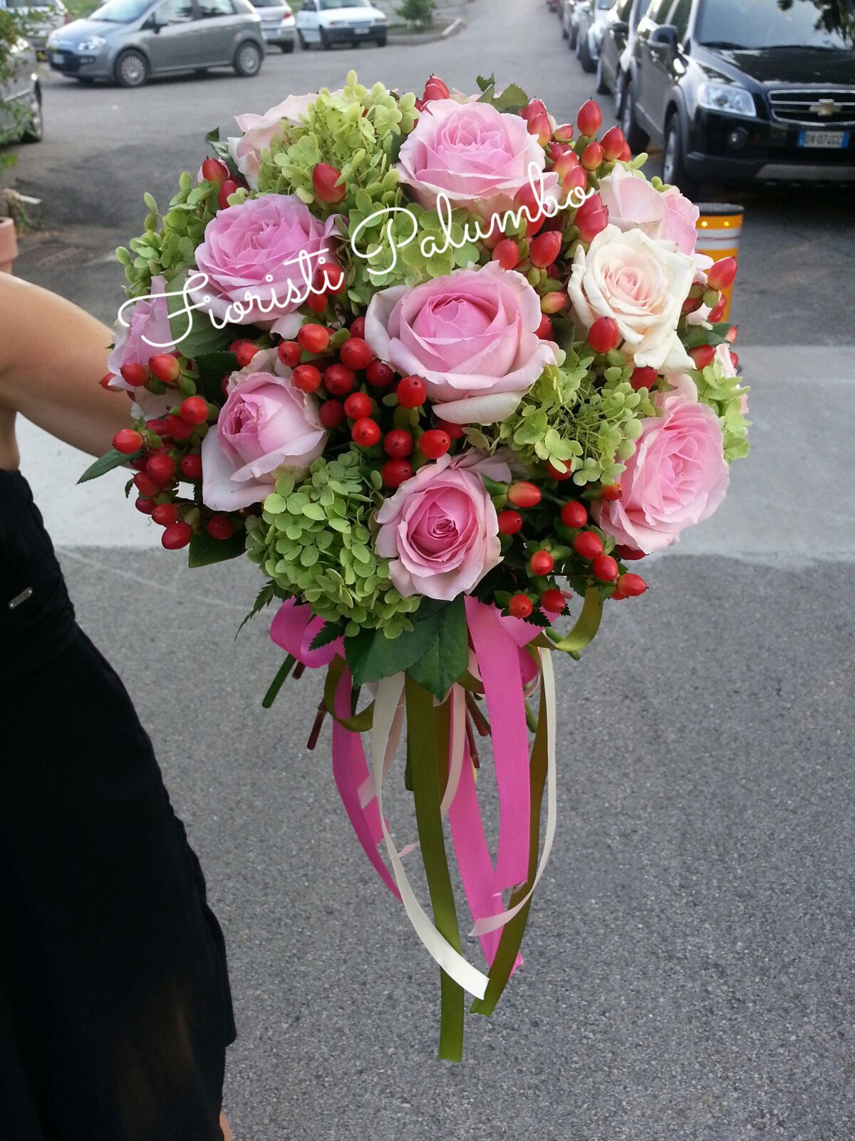 mazzo di rose composto