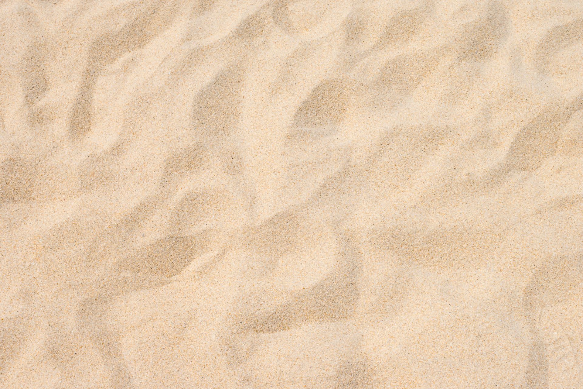 Fine beach sand in the summer sun