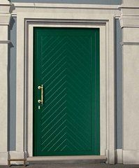 porta da esterno  verde