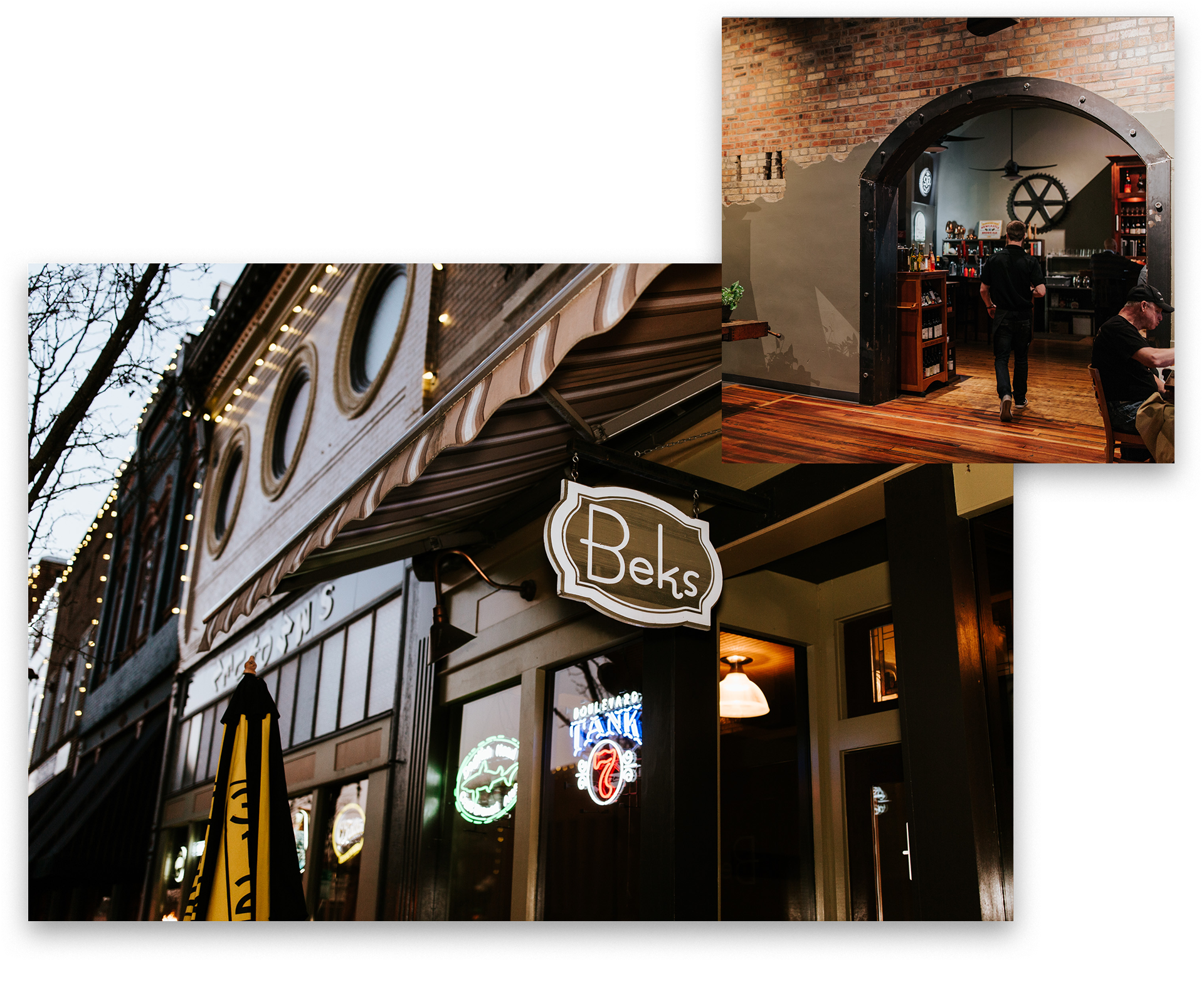 beks restaurant photo collage 1