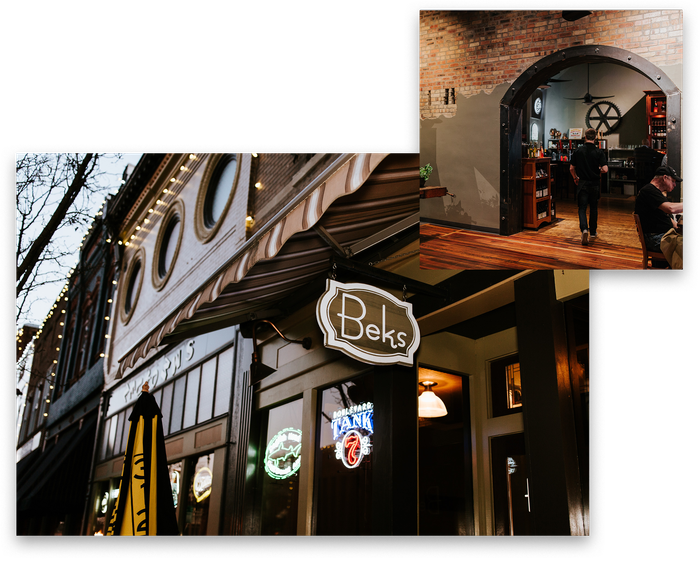 beks restaurant photo collage 1