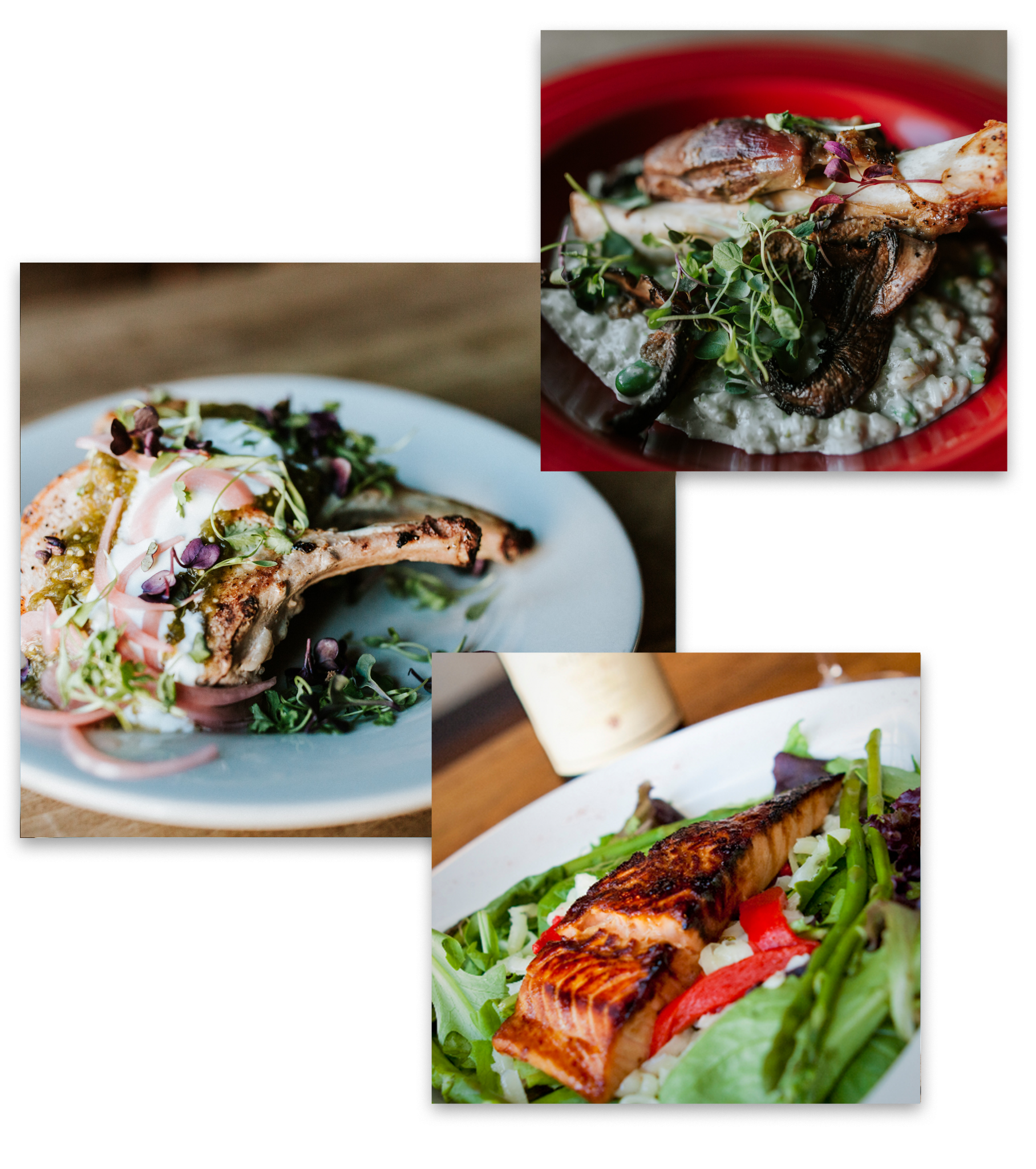 beks restaurant photo collage 2