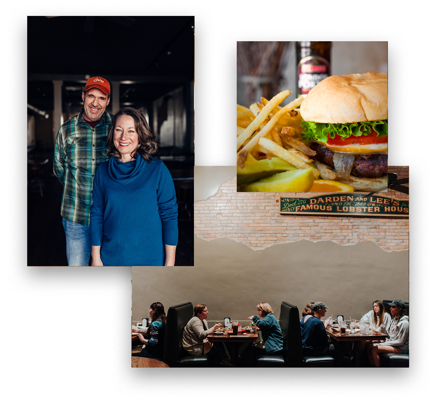 beks restaurant photo collage 3