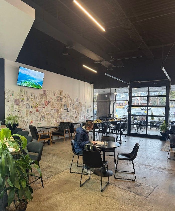 Cupla Coffee interior view of the cafe