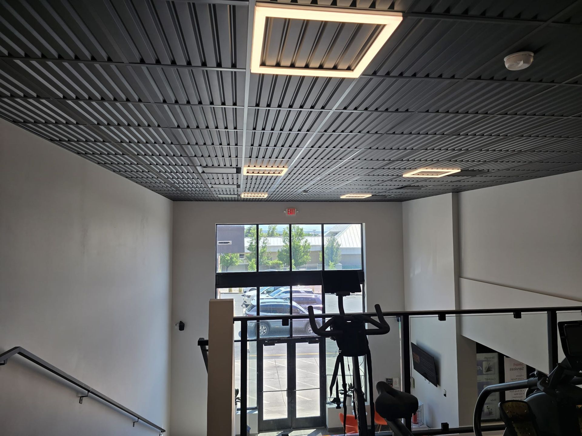 Interior view of the front doors inside The Smart Fit Method