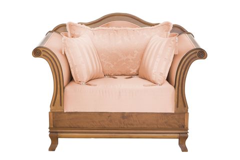 Furniture Repair — Wooden Peach Couch in St. Paul, MN