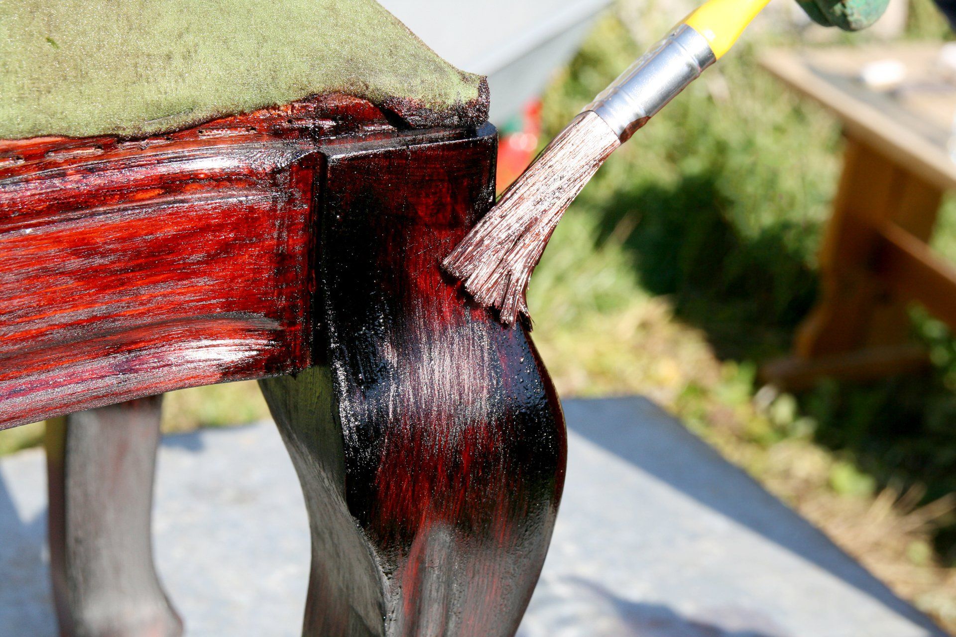 Wood Repair — Restoration of Chair in St. Paul, MN