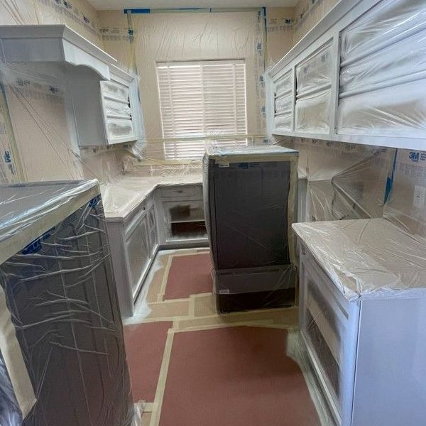 cabinet painting prep
