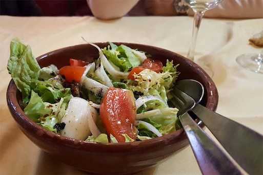 Restaurante Asador Caracoles Lerma ensalada