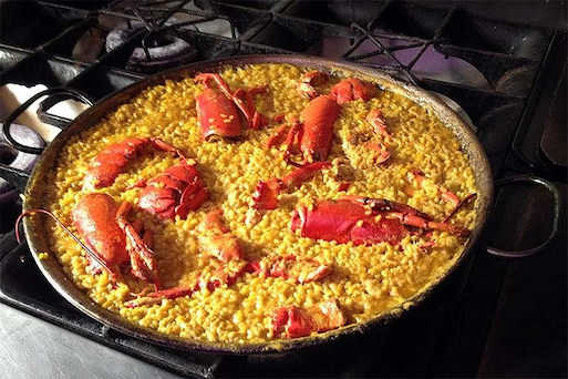 Restaurante Asador Caracoles Lerma paella encargo