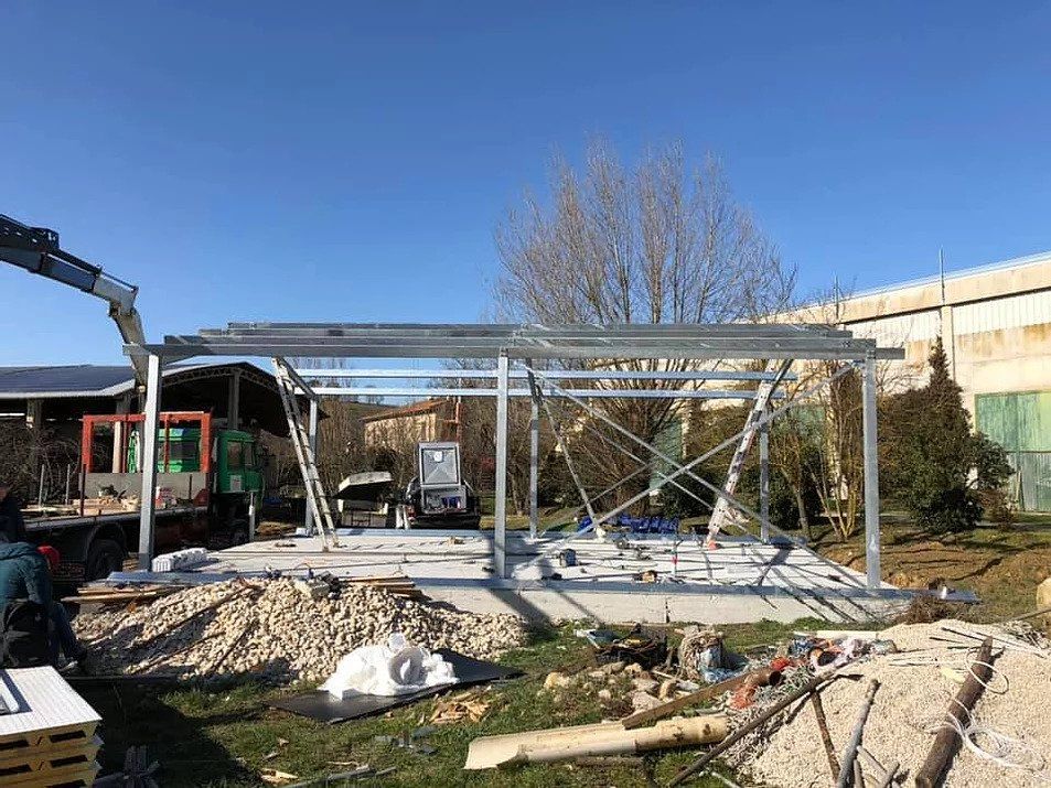 Costruzione struttura portante in alluminio