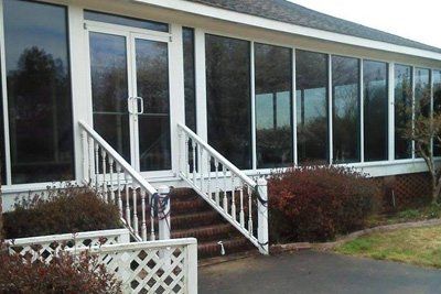 Glassed in porch