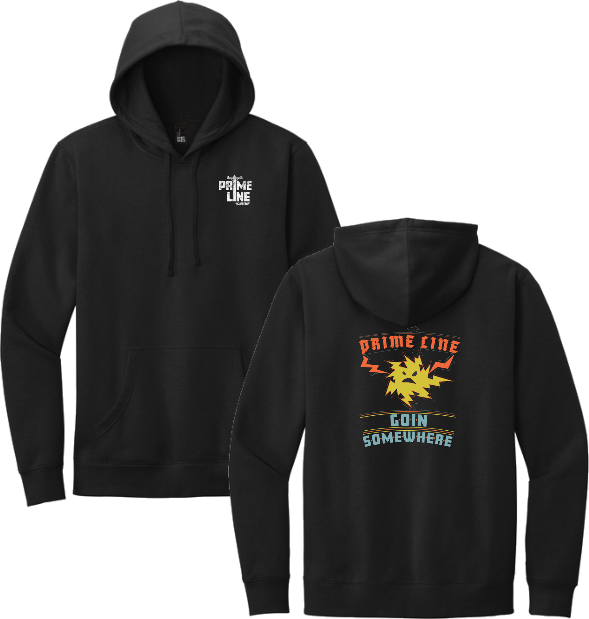 Prime Line “Coin Somewhere” Hoodie – Black