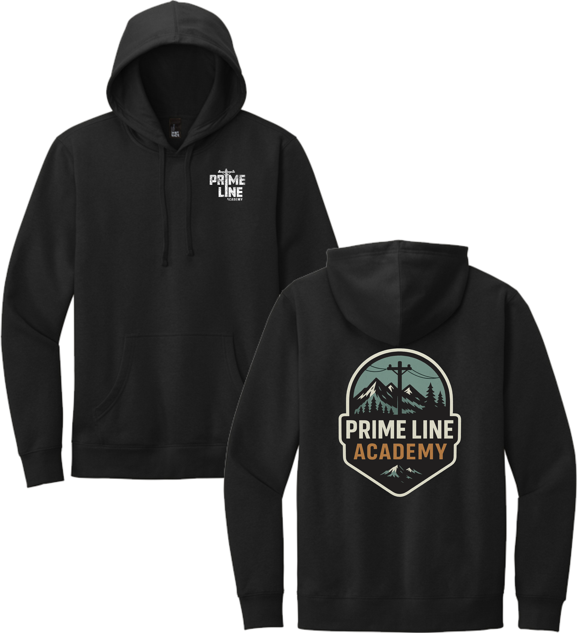 Prime Line Academy Heritage Hoodie – Black