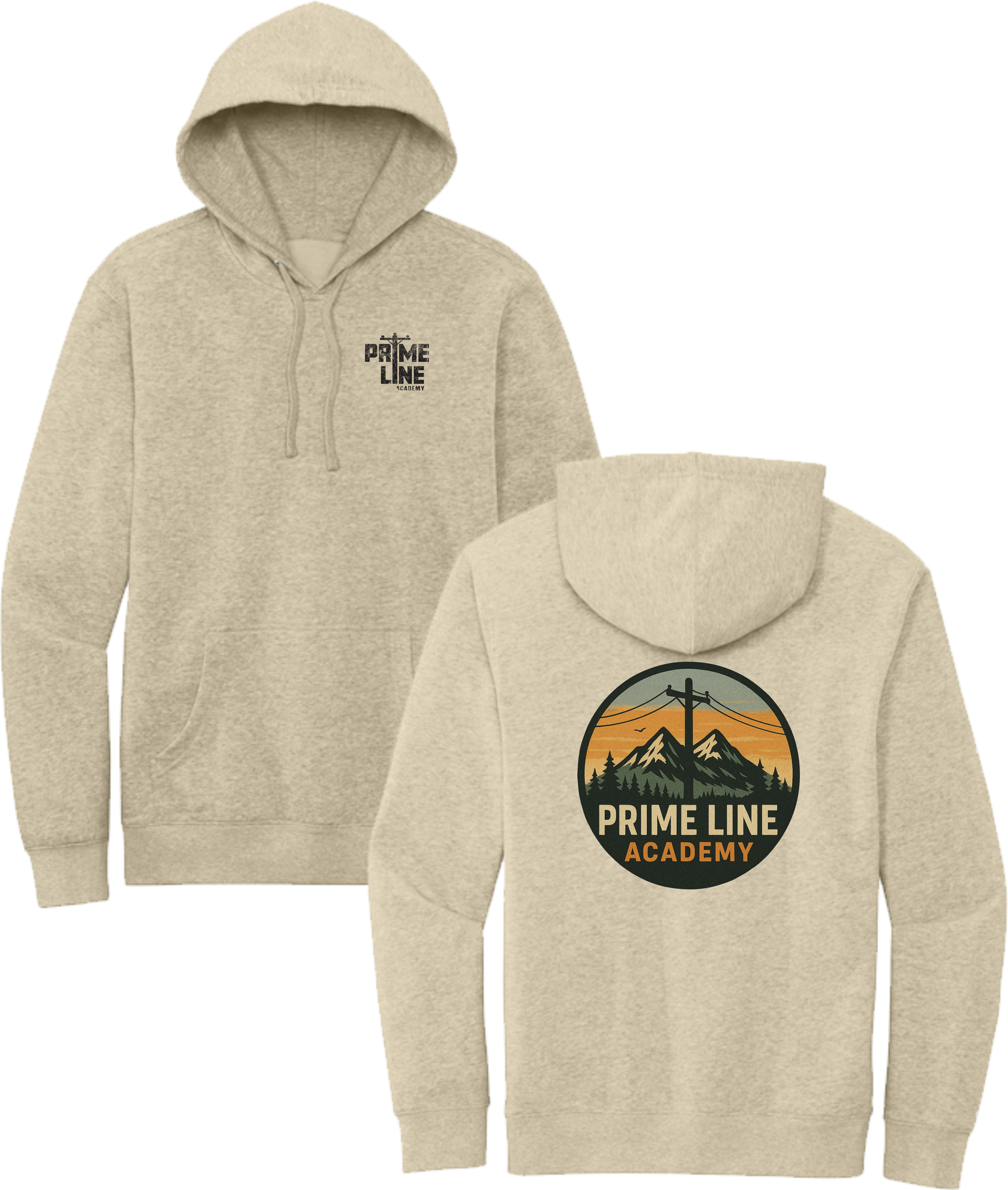 Prime Line Academy Heritage Hoodie – Sand