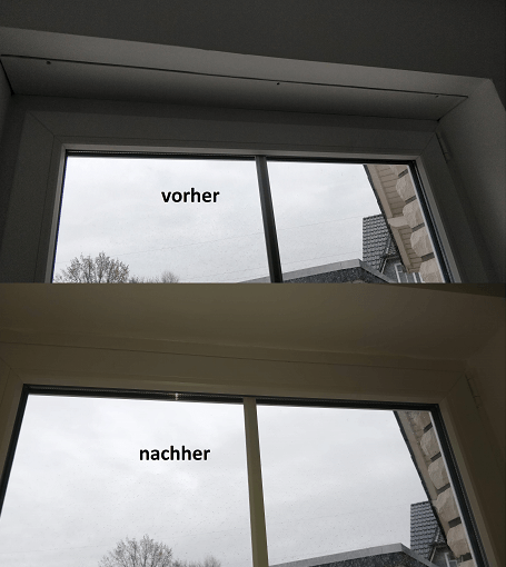 Wohnzimmer Fenster spachteln
