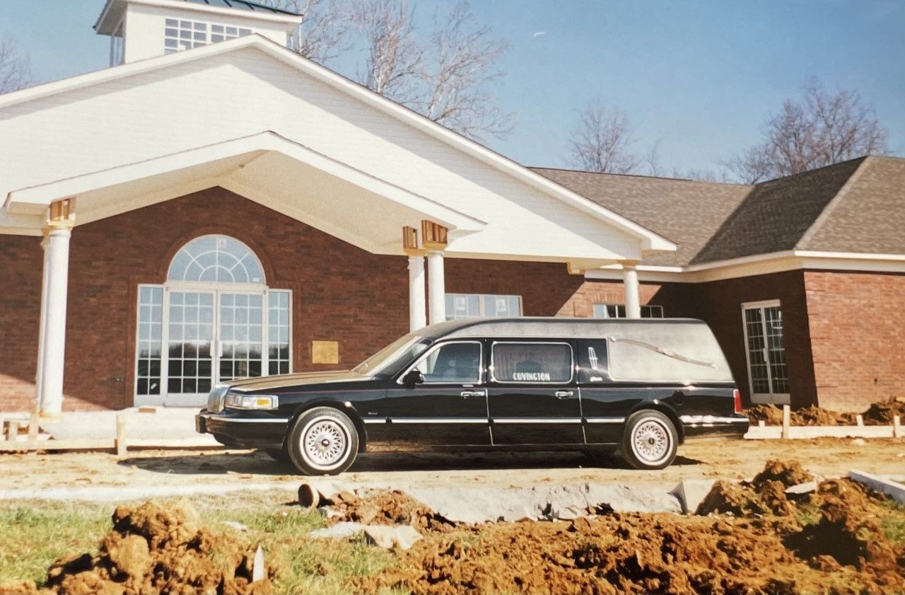 Historical Photo of Covington Funeral Home Hearse