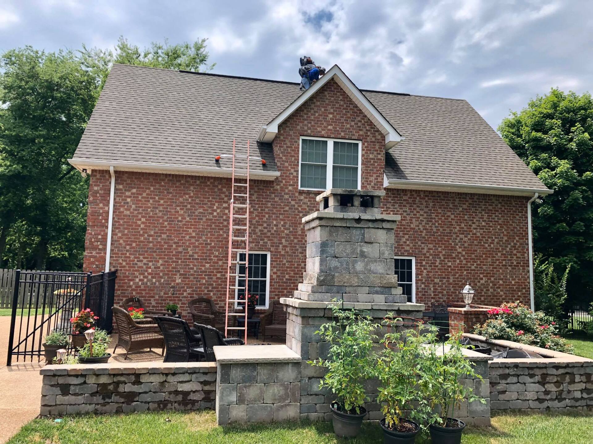 Residential House Backyard — Hermitage, TN — Davet Roofing, Inc.
