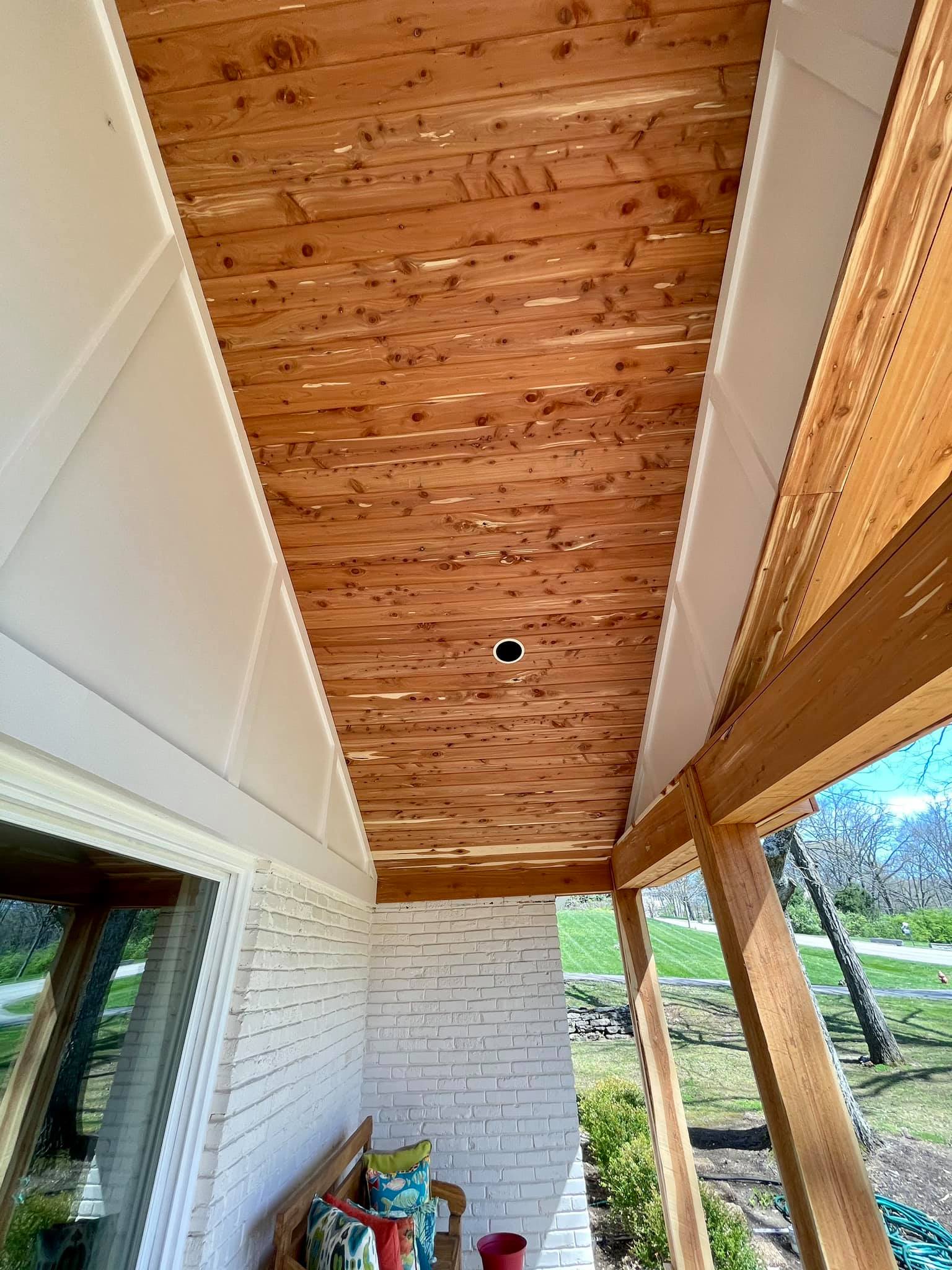 Newly Constructed Front Porch — Hermitage, TN — Davet Roofing, Inc.