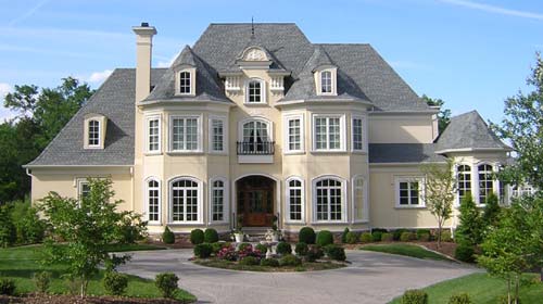 Residential House With Plants Decorations — Hermitage, TN — Davet Roofing, Inc.