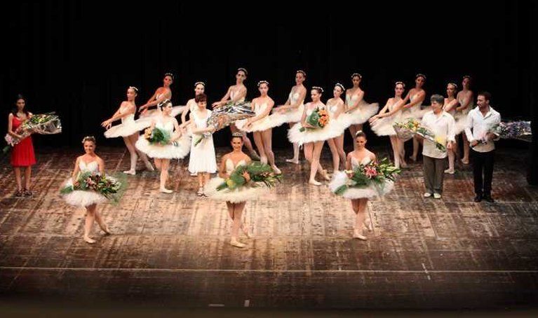 coreografia di uno spettacolo di danza classica