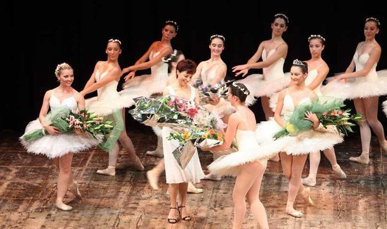 finale di una performance di danza classica