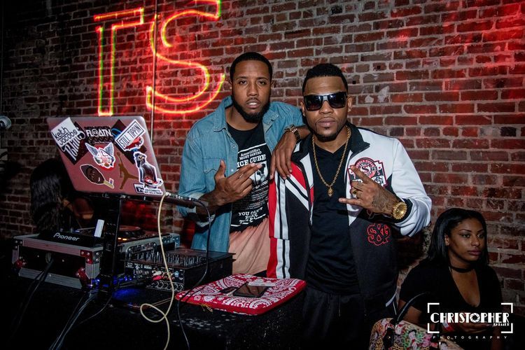 DJ playing music at a party